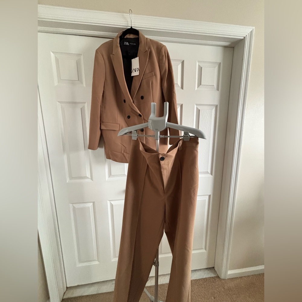 Zara | Women’s Brown Pantsuit Set, Size XXL | NWT